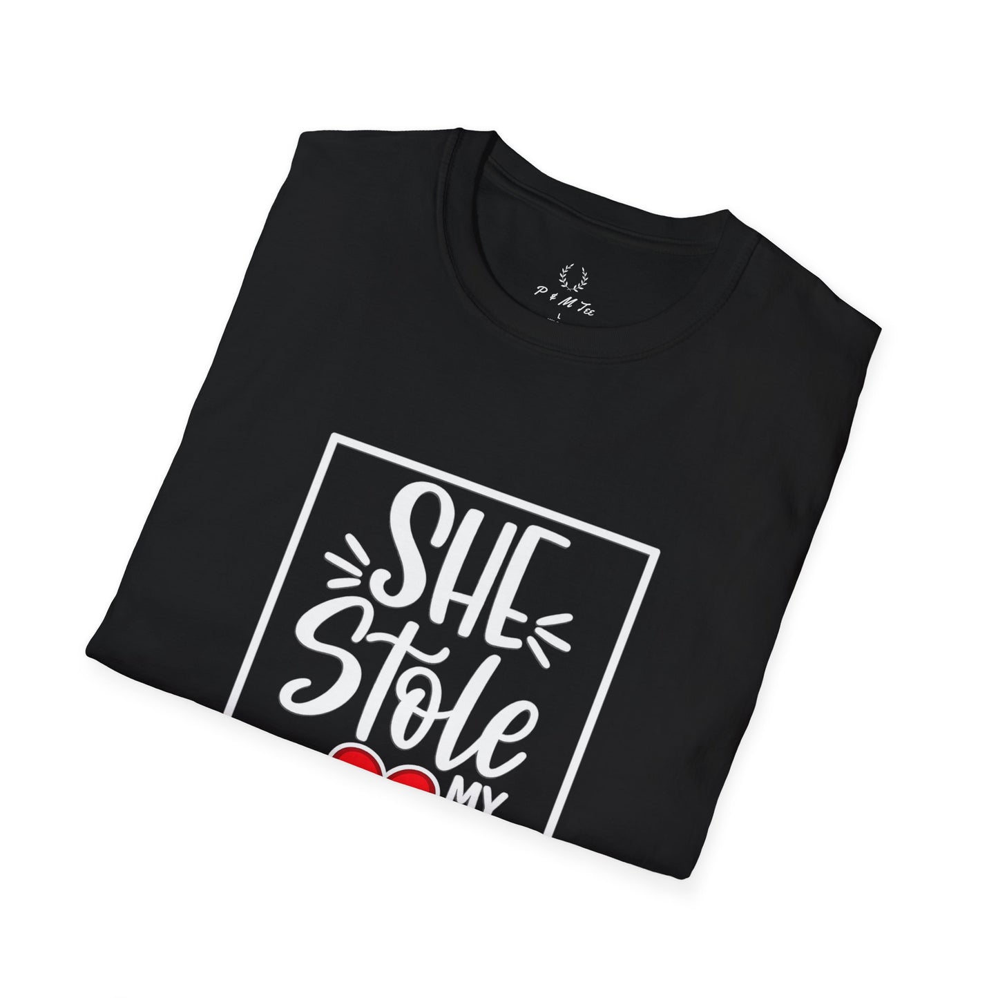 She Stole My Heart T-Shirt | Cute Couples Valentine Tee