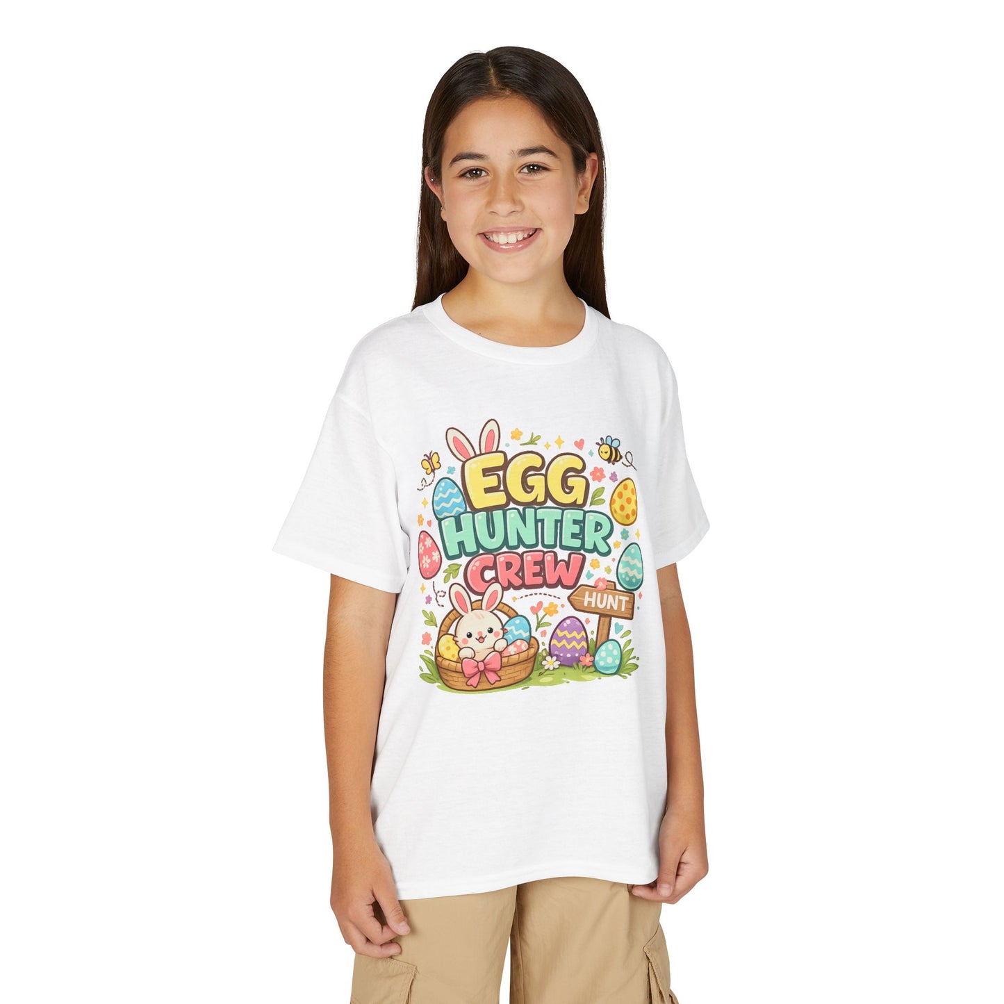 Egg Hunter Crew Youth T-Shirt — Kids Easter Bunny & Egg Hunt Tee