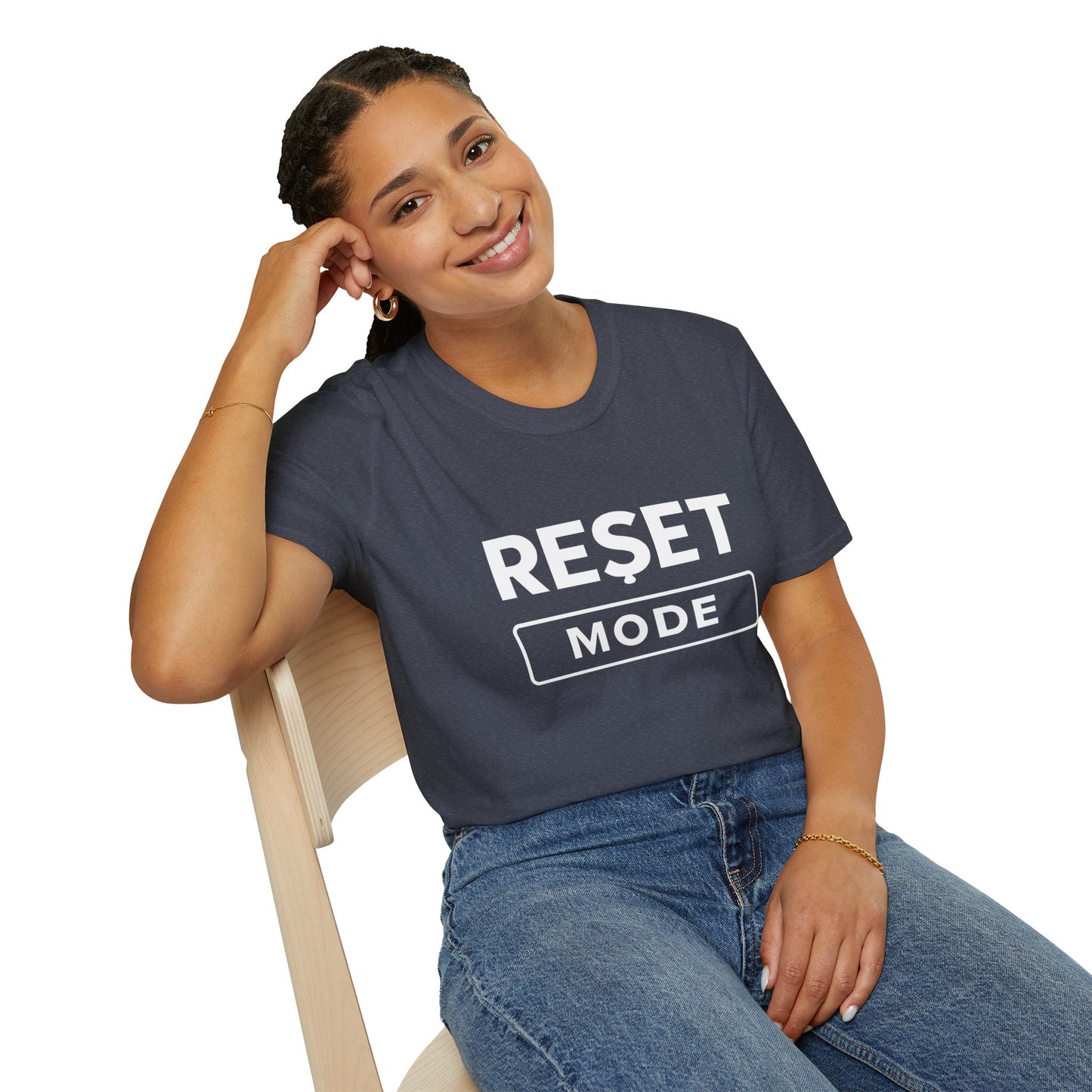 Reset Mode T-Shirt | Minimalist Motivational Graphic Tee
