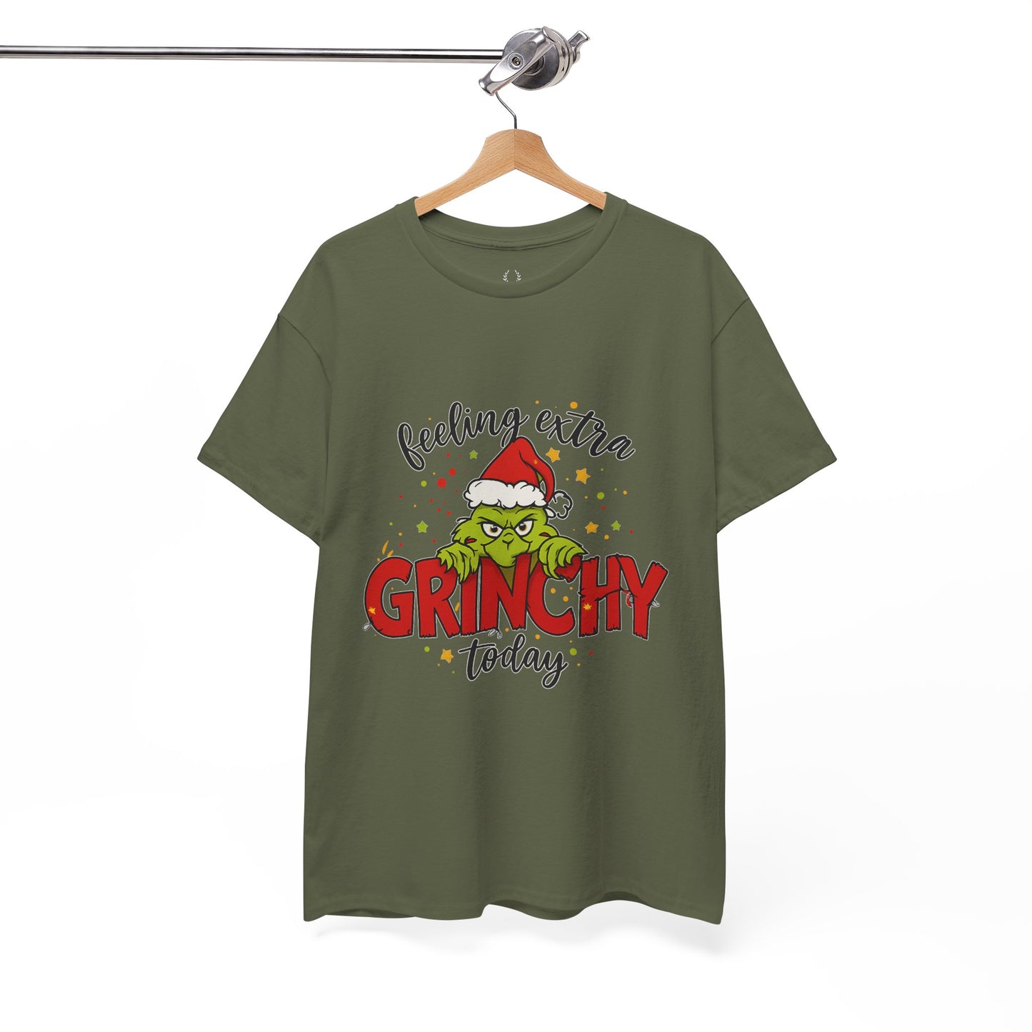 Grinch “Feeling Extra Grinchy Today” Christmas T-Shirt – Funny Holiday Tee