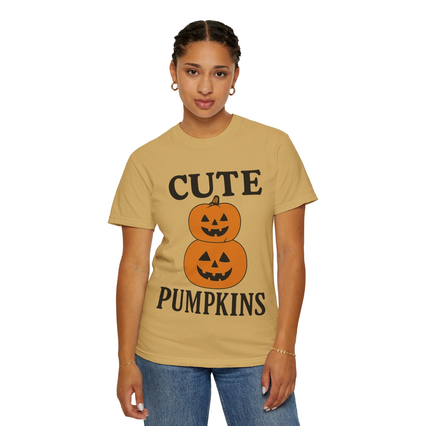 Cute Pumpkins Halloween T-Shirt – Funny Jack-O’-Lantern Graphic Tee for Men, Women & Kids