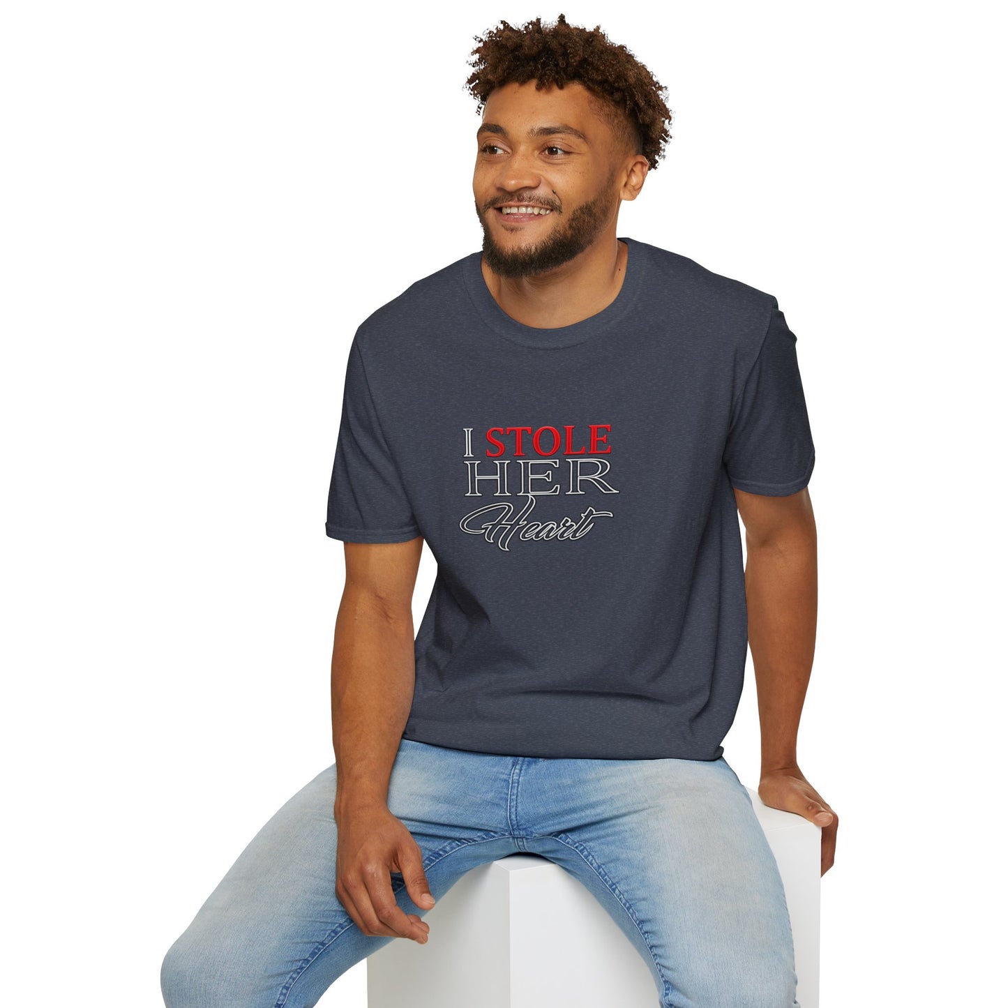 I Stole Her Heart T-Shirt — Romantic Couples Valentine Tee