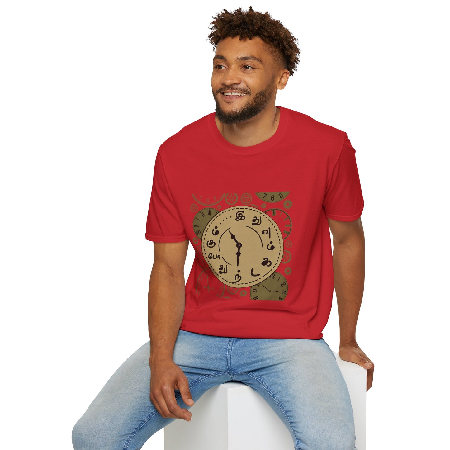Tamil Motivational Clock T-Shirt | Idhuvum Kadandhu Pogum Tee | Vintage Unisex Graphic Tee for Positive Quotes, Daily Wear & Gifts