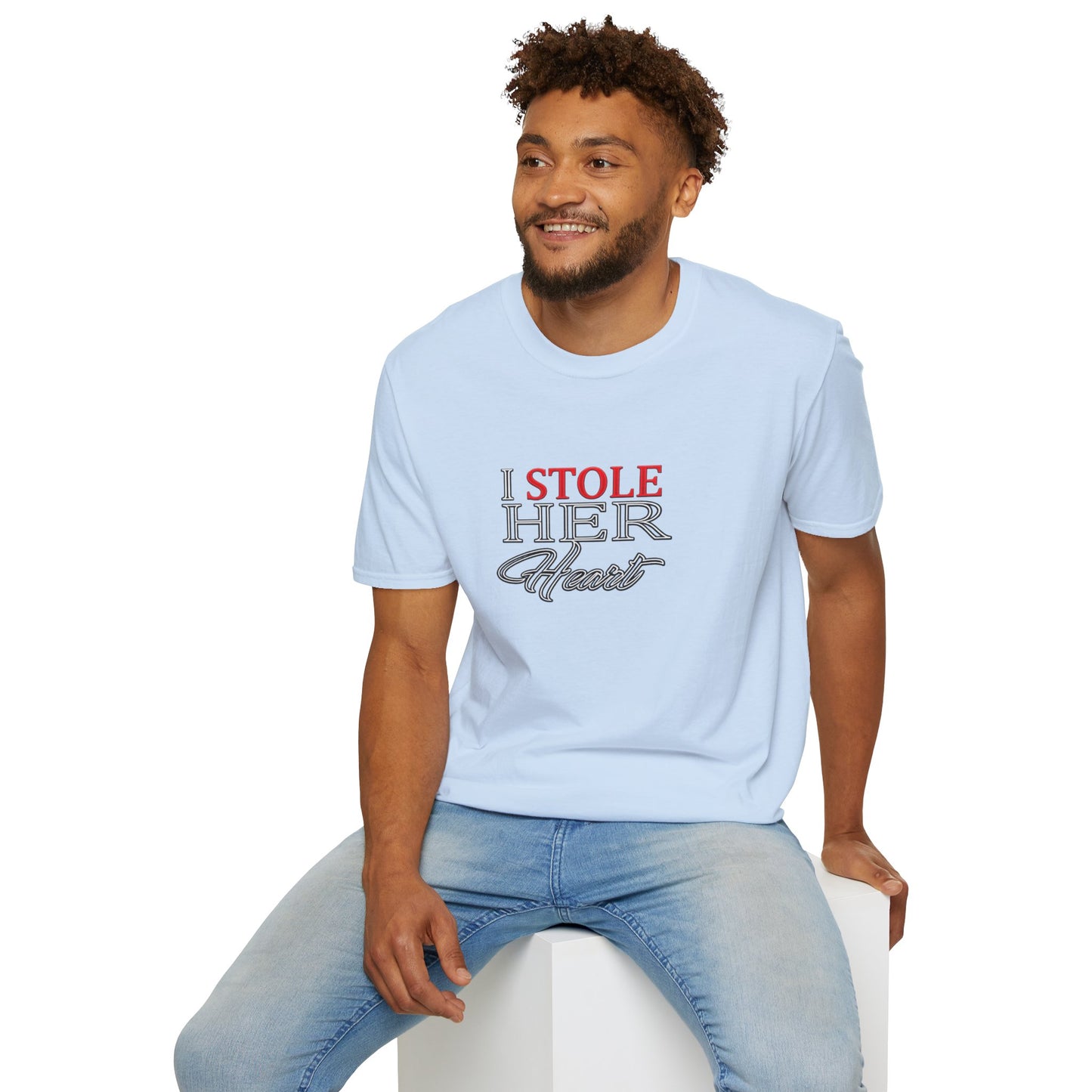 I Stole Her Heart T-Shirt — Romantic Couples Valentine Tee