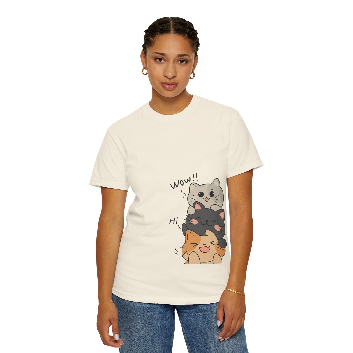 Cat Stack Unisex T-shirt for Cat Lovers