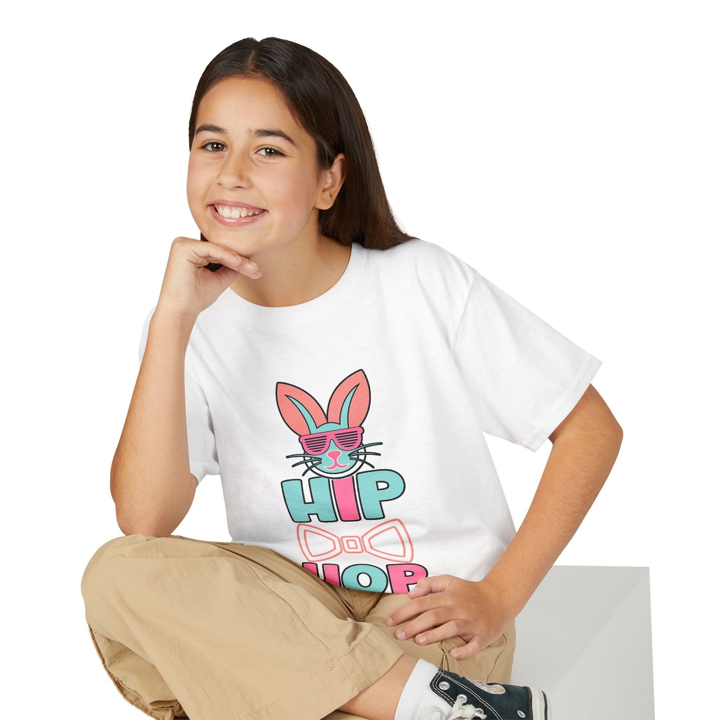 Youth Hip Hop Bunny T-Shirt — Cute Kids Graphic Tee