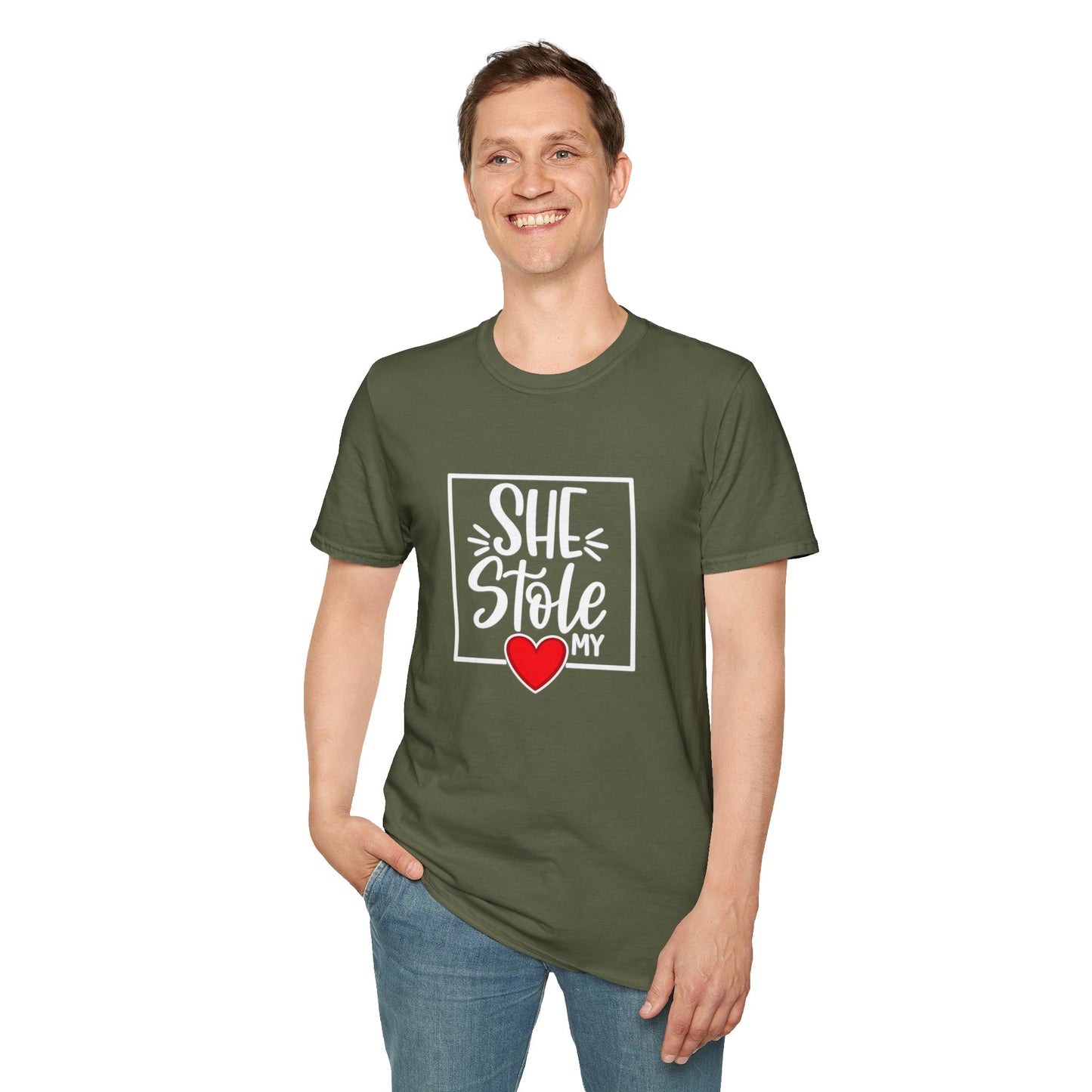 She Stole My Heart T-Shirt | Cute Couples Valentine Tee