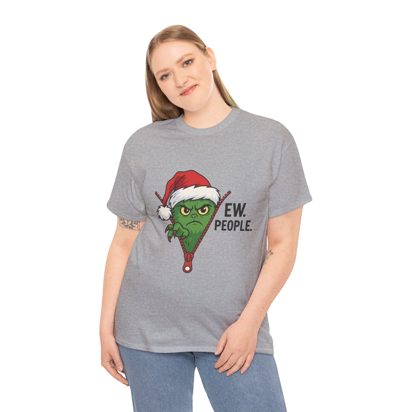 Grinch “Ew People” Christmas Sweatshirt – Funny Holiday Gift