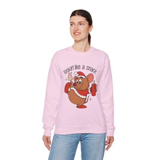 Gus Gus Christmas Sweatshirt – Looking Like a Snack Holiday Crewneck