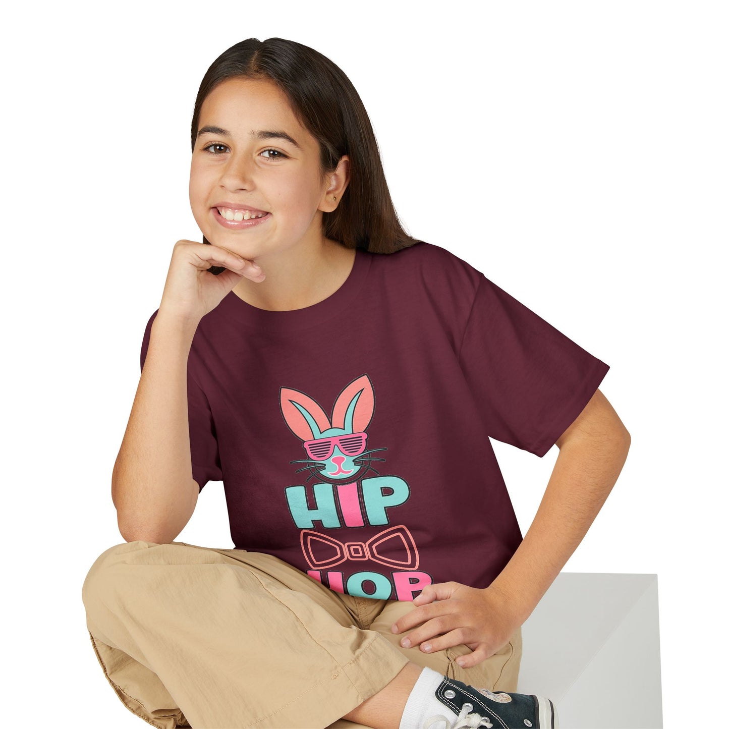 Youth Hip Hop Bunny T-Shirt — Cute Kids Graphic Tee