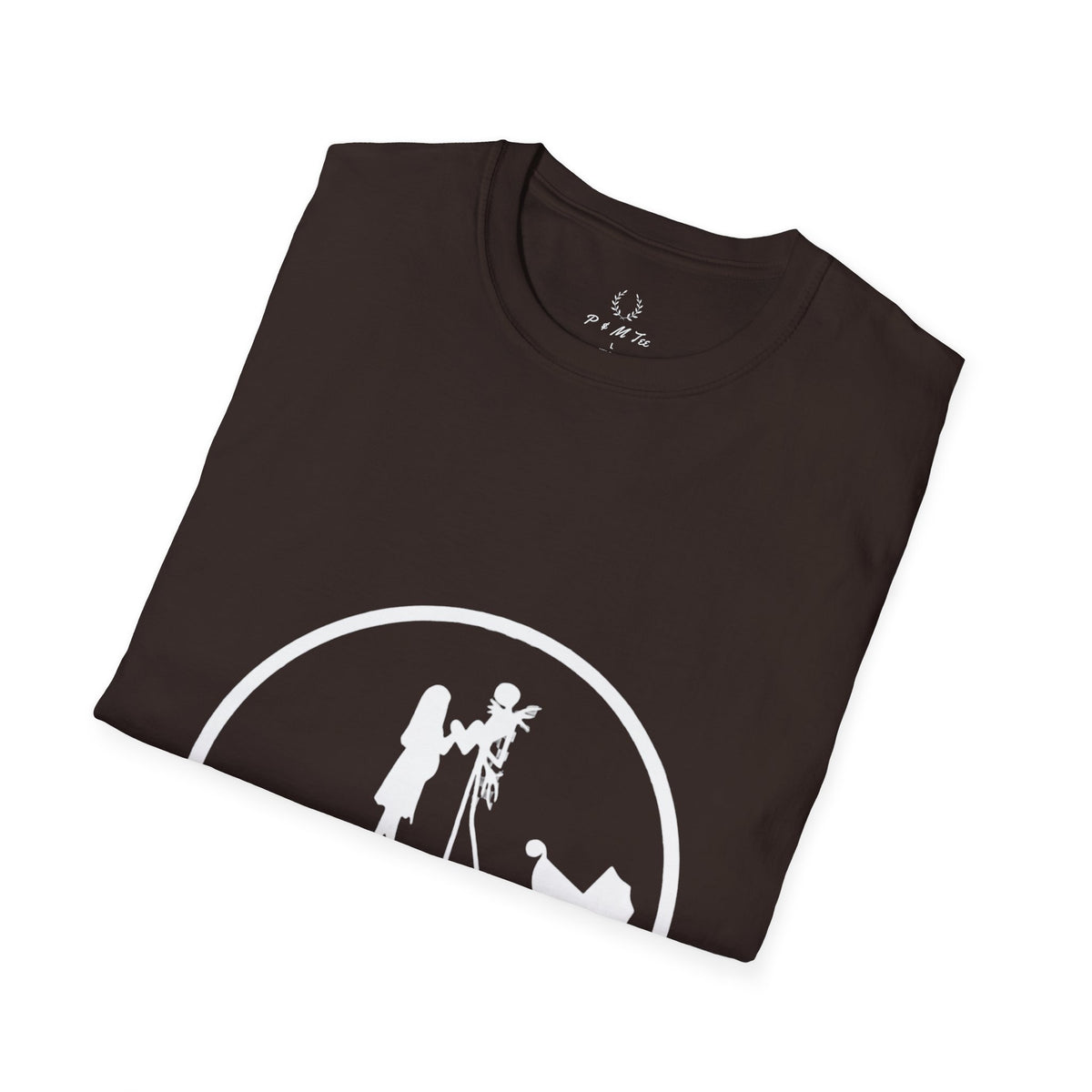 The Nightmare Before Christmas T-Shirt | Jack Skellington Sally Silhouette