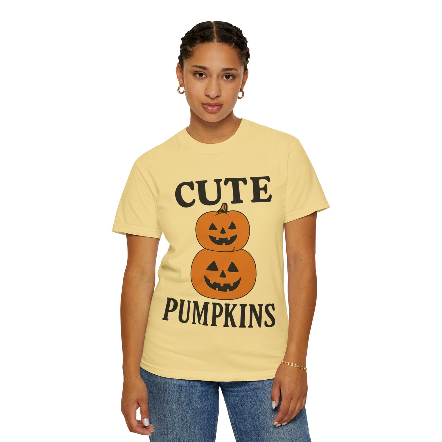 Cute Pumpkins Halloween T-Shirt – Funny Jack-O’-Lantern Graphic Tee for Men, Women & Kids