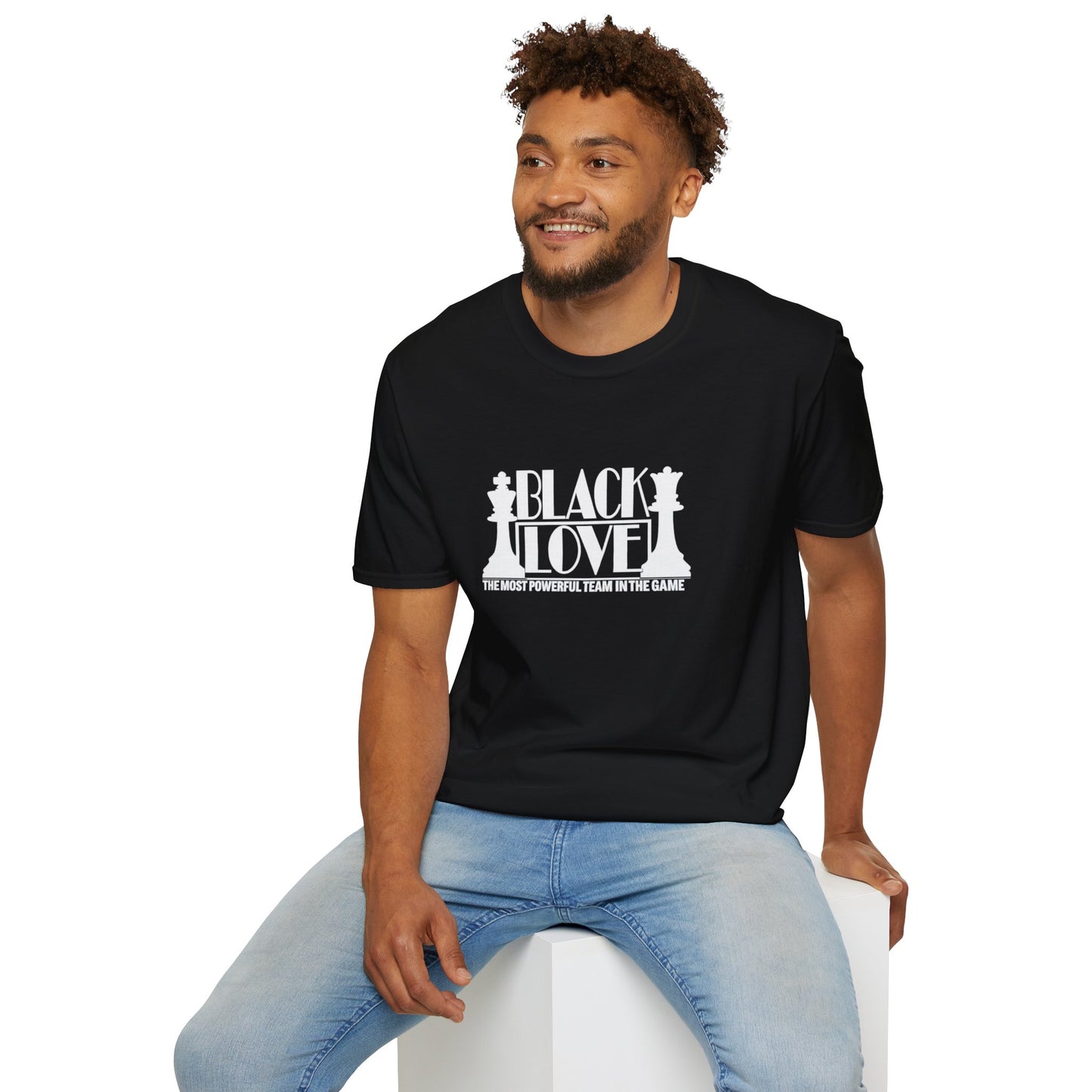 Black Love Chess Tee | "Black Love: A Most Powerful Team in the Game" Graphic T-Shirt