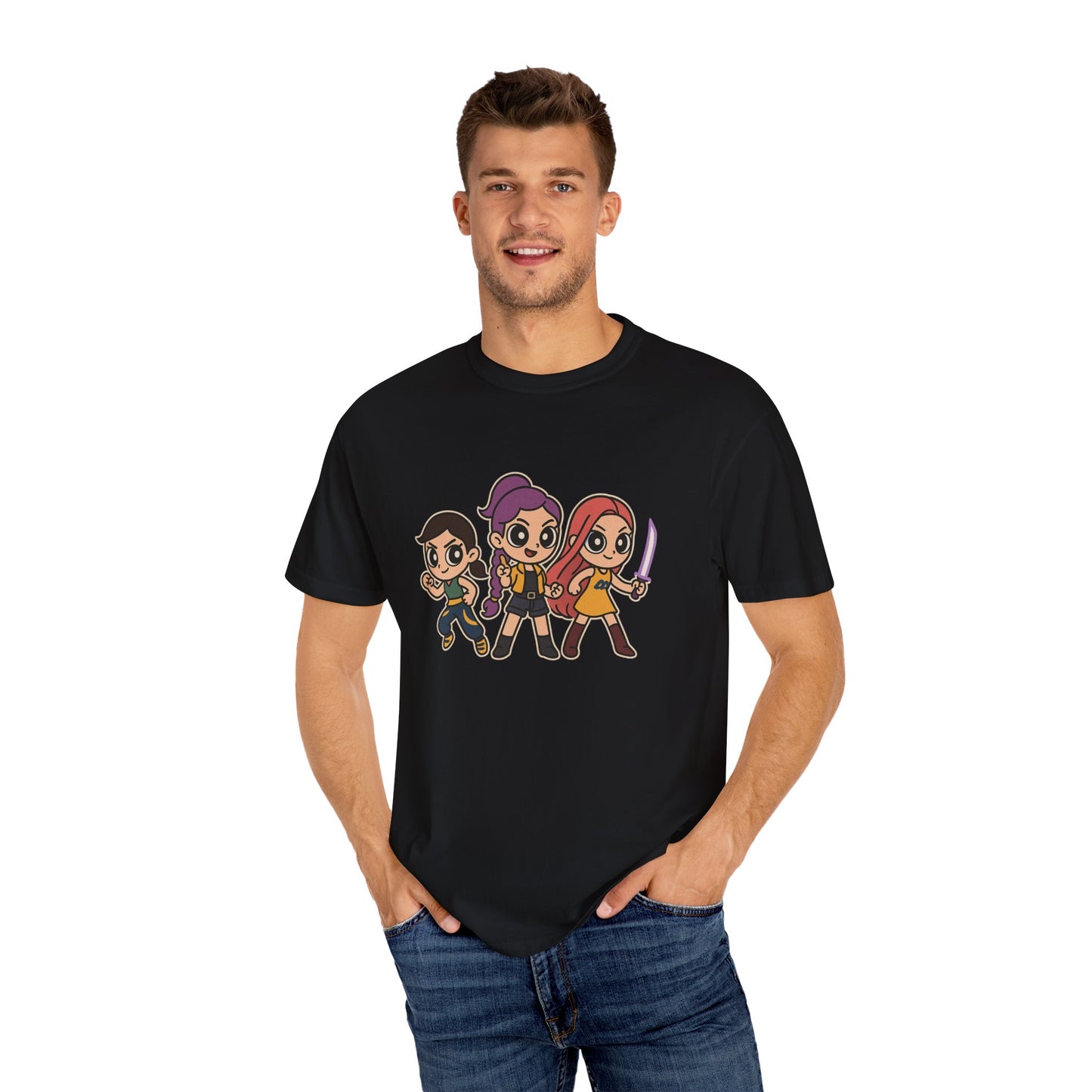 K-Pop Demon Hunters Cute Cartoon T-Shirt