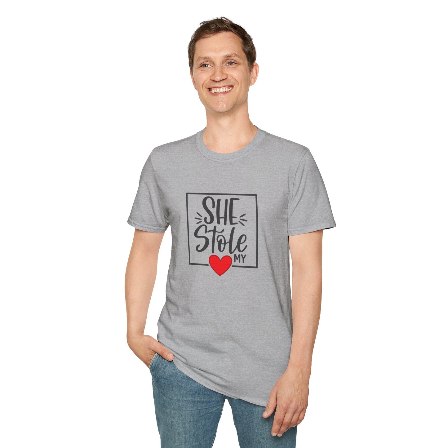 She Stole My Heart T-Shirt | Cute Couples Valentine Tee