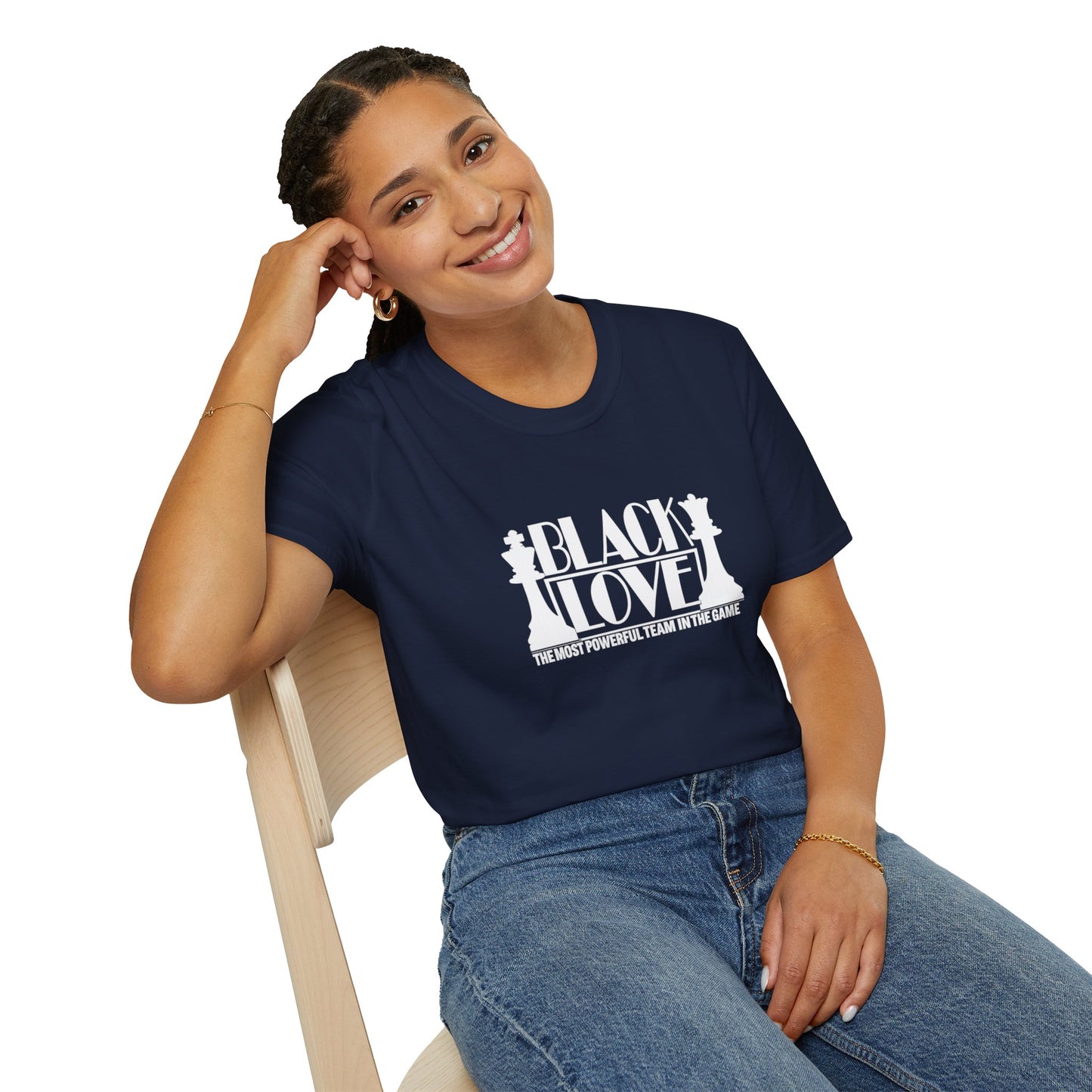 Black Love Chess Tee | "Black Love: A Most Powerful Team in the Game" Graphic T-Shirt
