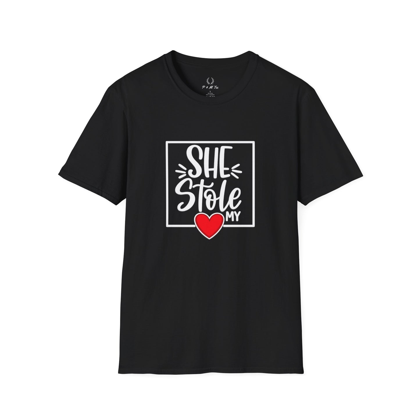 She Stole My Heart T-Shirt | Cute Couples Valentine Tee