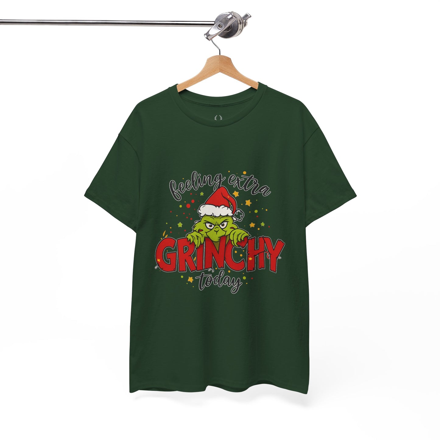 Grinch “Feeling Extra Grinchy Today” Christmas T-Shirt – Funny Holiday Tee