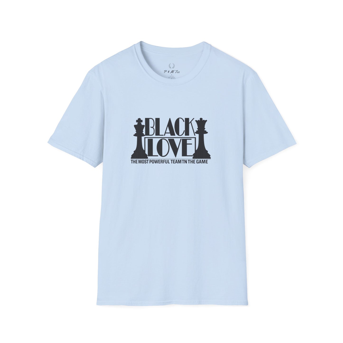 Black Love Chess Tee | "Black Love: A Most Powerful Team in the Game" Graphic T-Shirt
