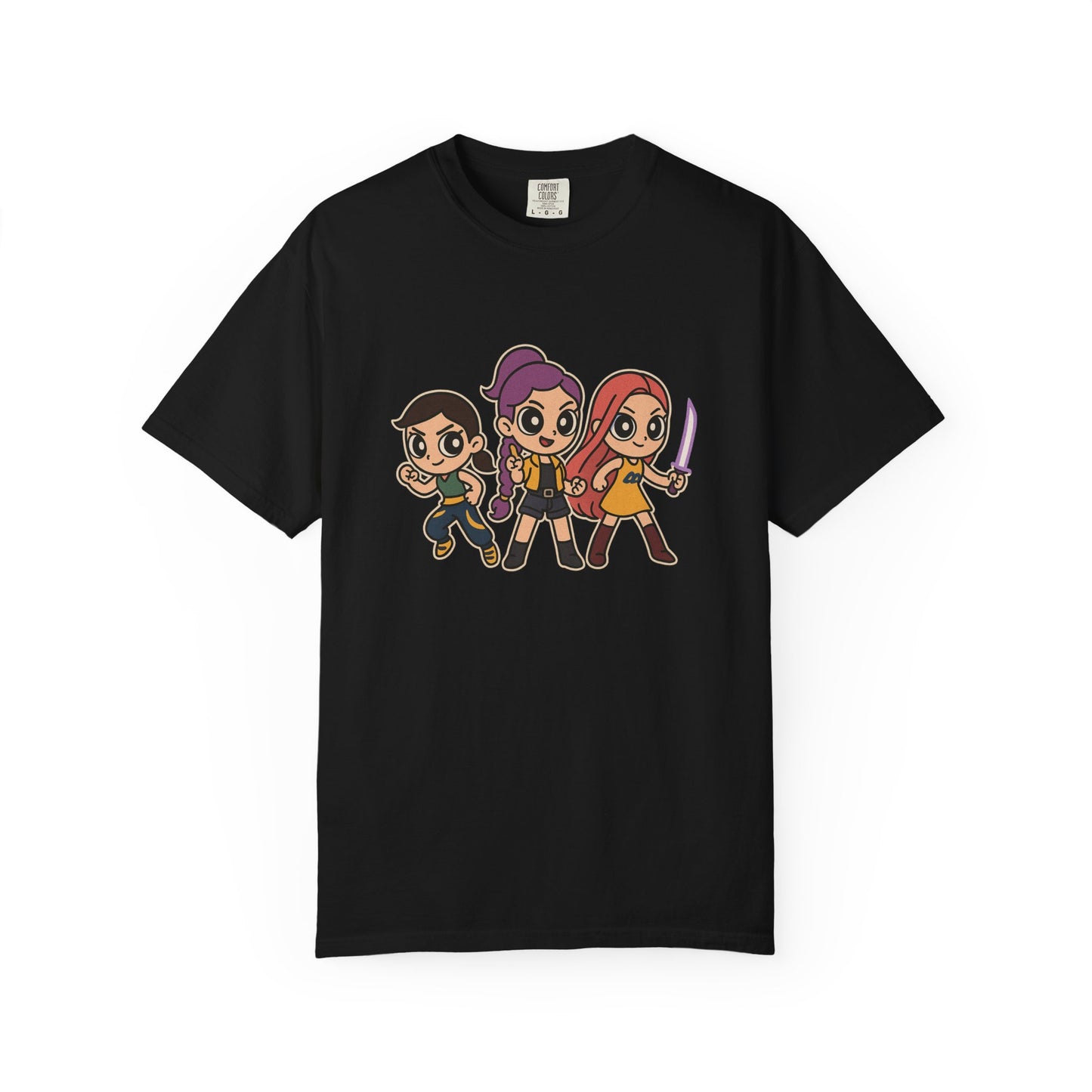 K-Pop Demon Hunters Cute Cartoon T-Shirt