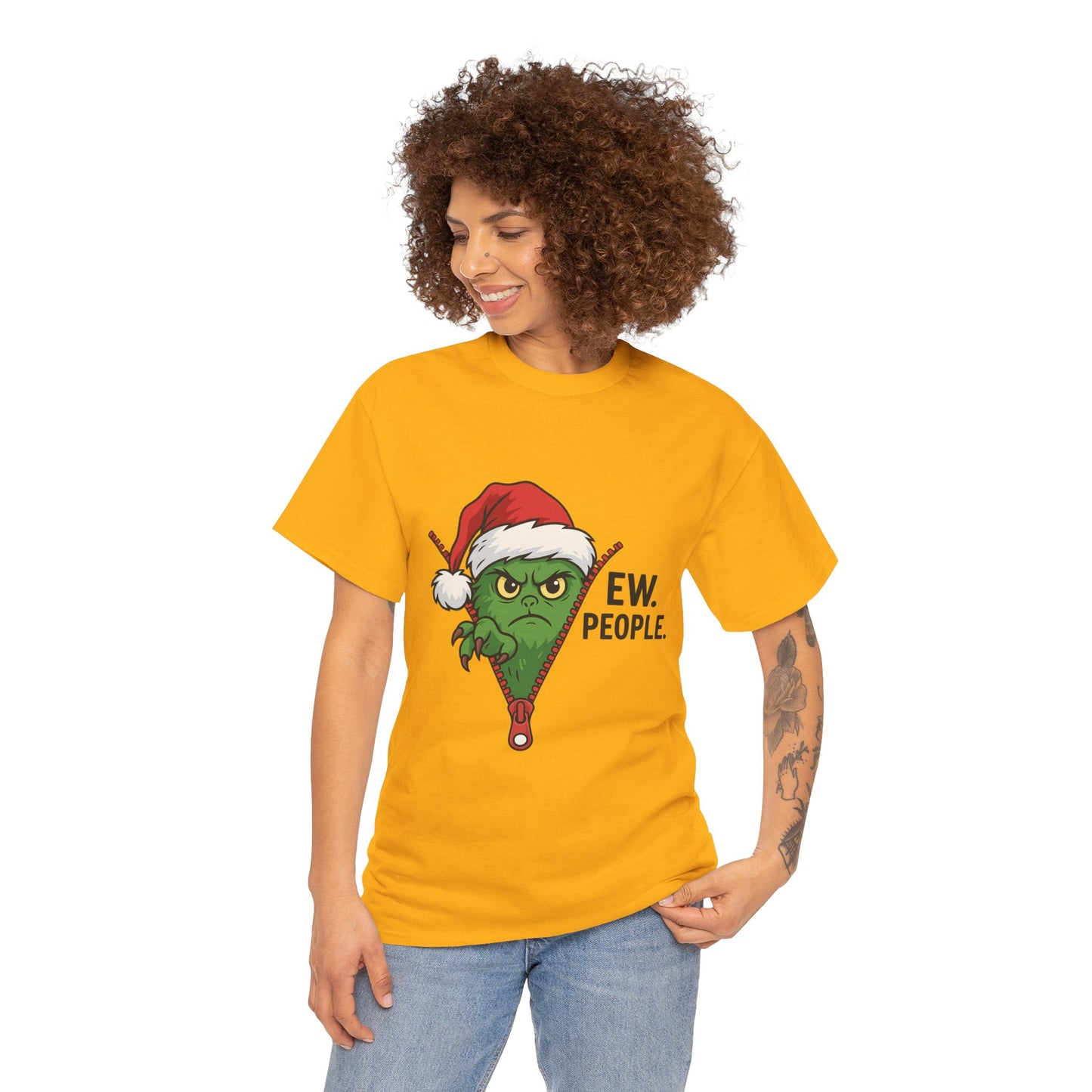 Grinch “Ew People” Christmas Sweatshirt – Funny Holiday Gift