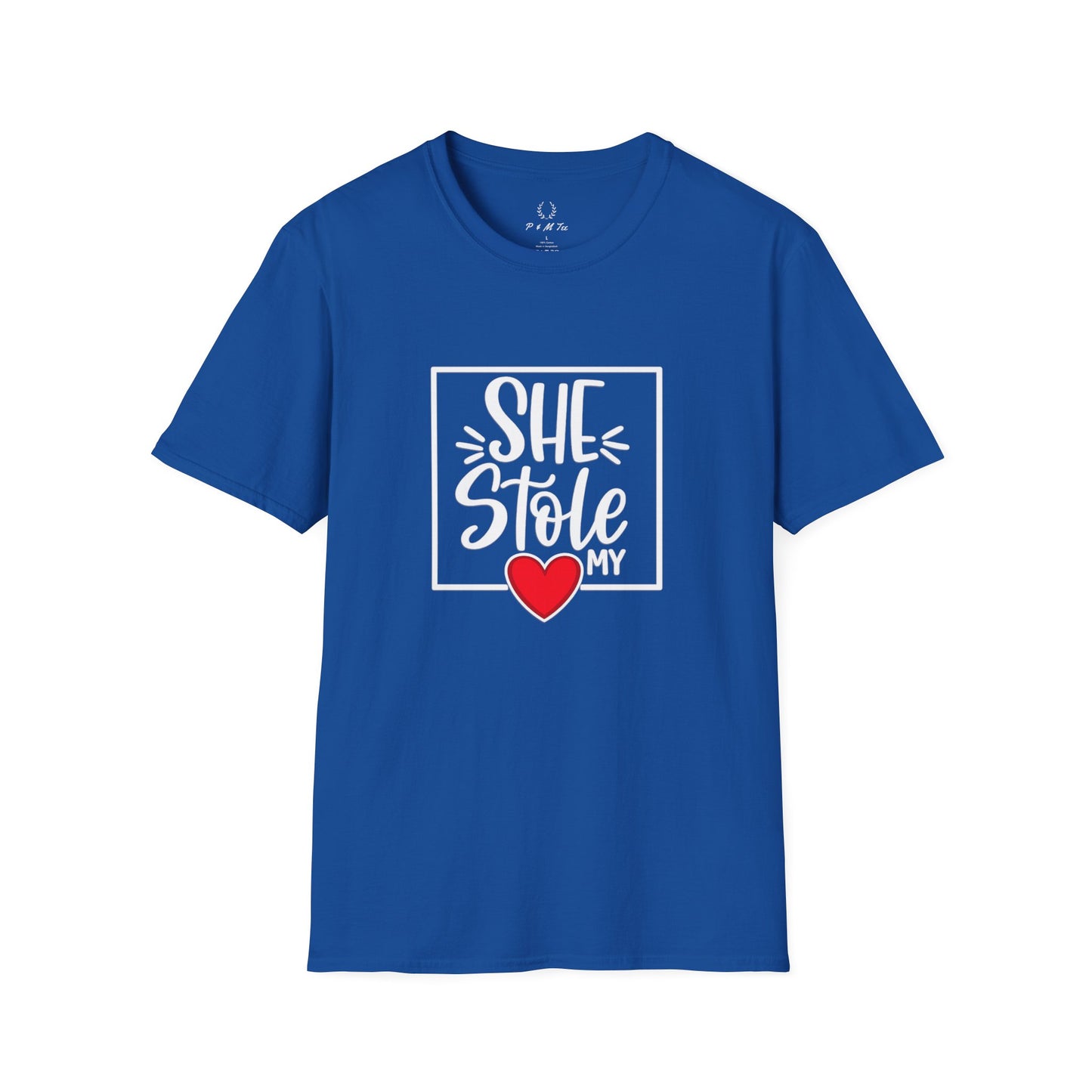She Stole My Heart T-Shirt | Cute Couples Valentine Tee