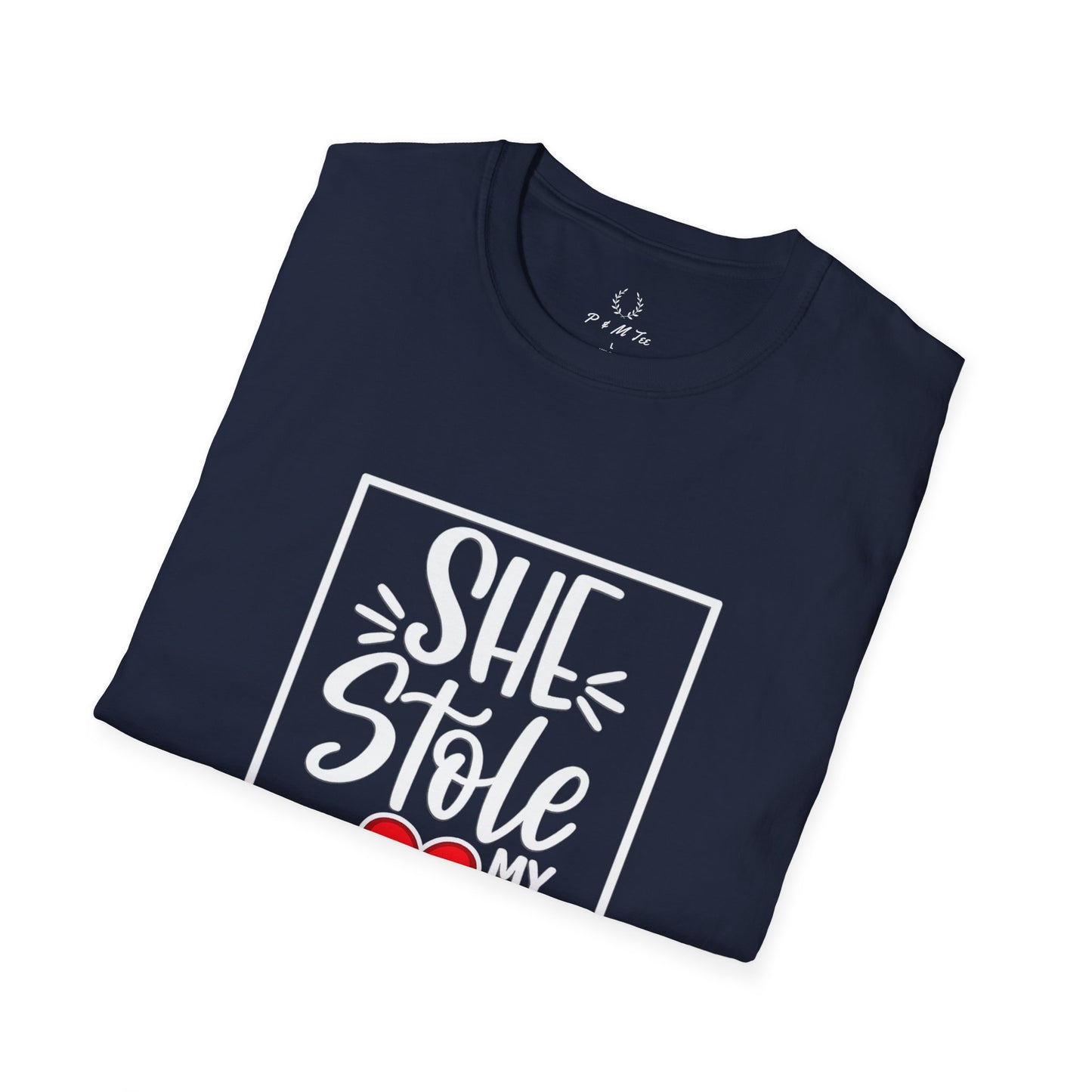 She Stole My Heart T-Shirt | Cute Couples Valentine Tee