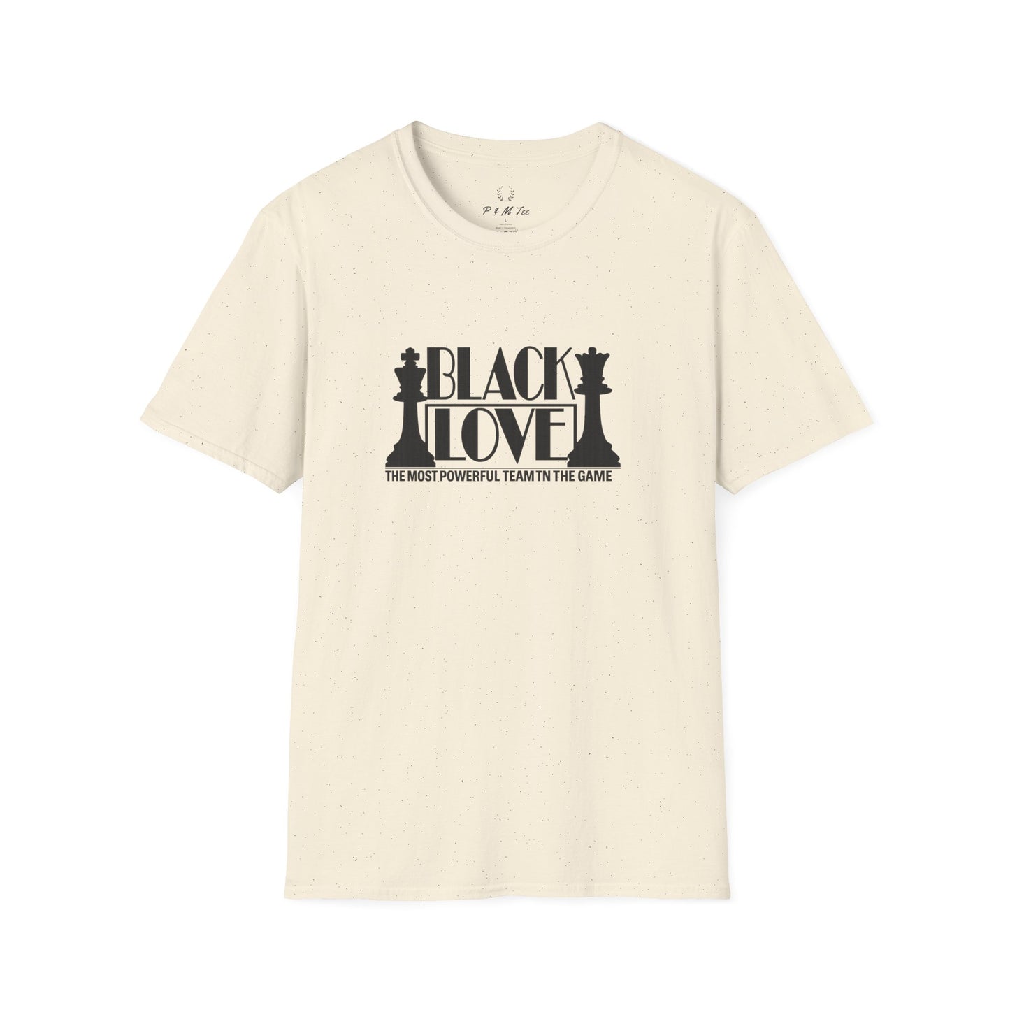 Black Love Chess Tee | "Black Love: A Most Powerful Team in the Game" Graphic T-Shirt