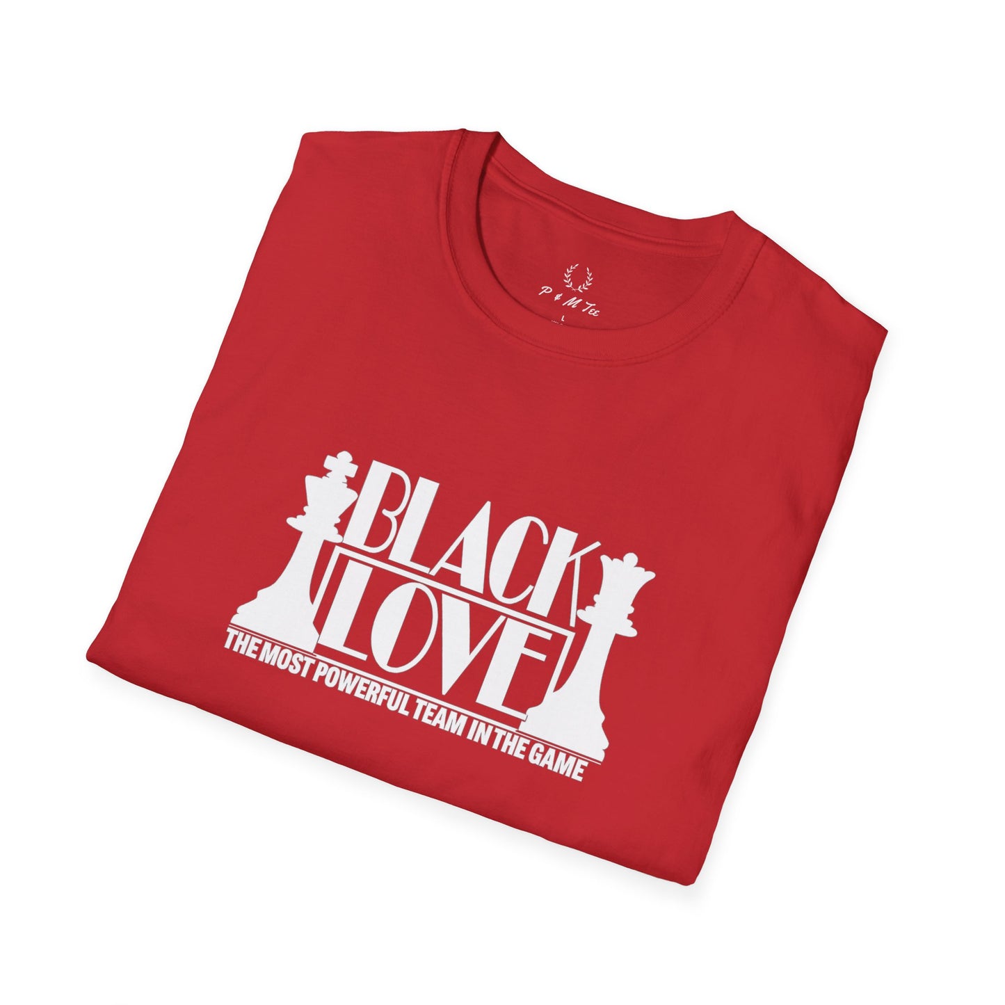 Black Love Chess Tee | "Black Love: A Most Powerful Team in the Game" Graphic T-Shirt
