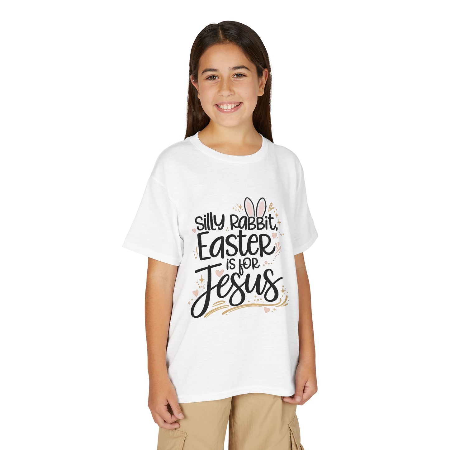 Youth Easter Jesus T-Shirt — "Silly Rabbit, Easter is for Jesus" Kids Tee