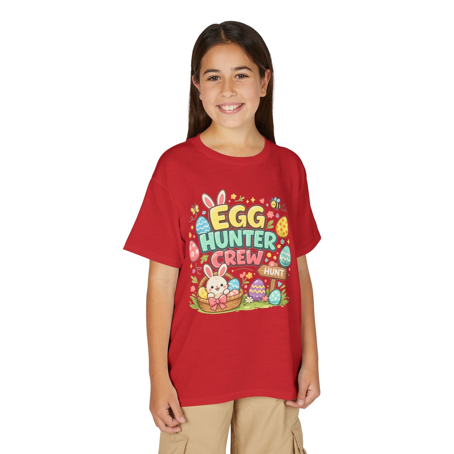 Egg Hunter Crew Youth T-Shirt — Kids Easter Bunny & Egg Hunt Tee