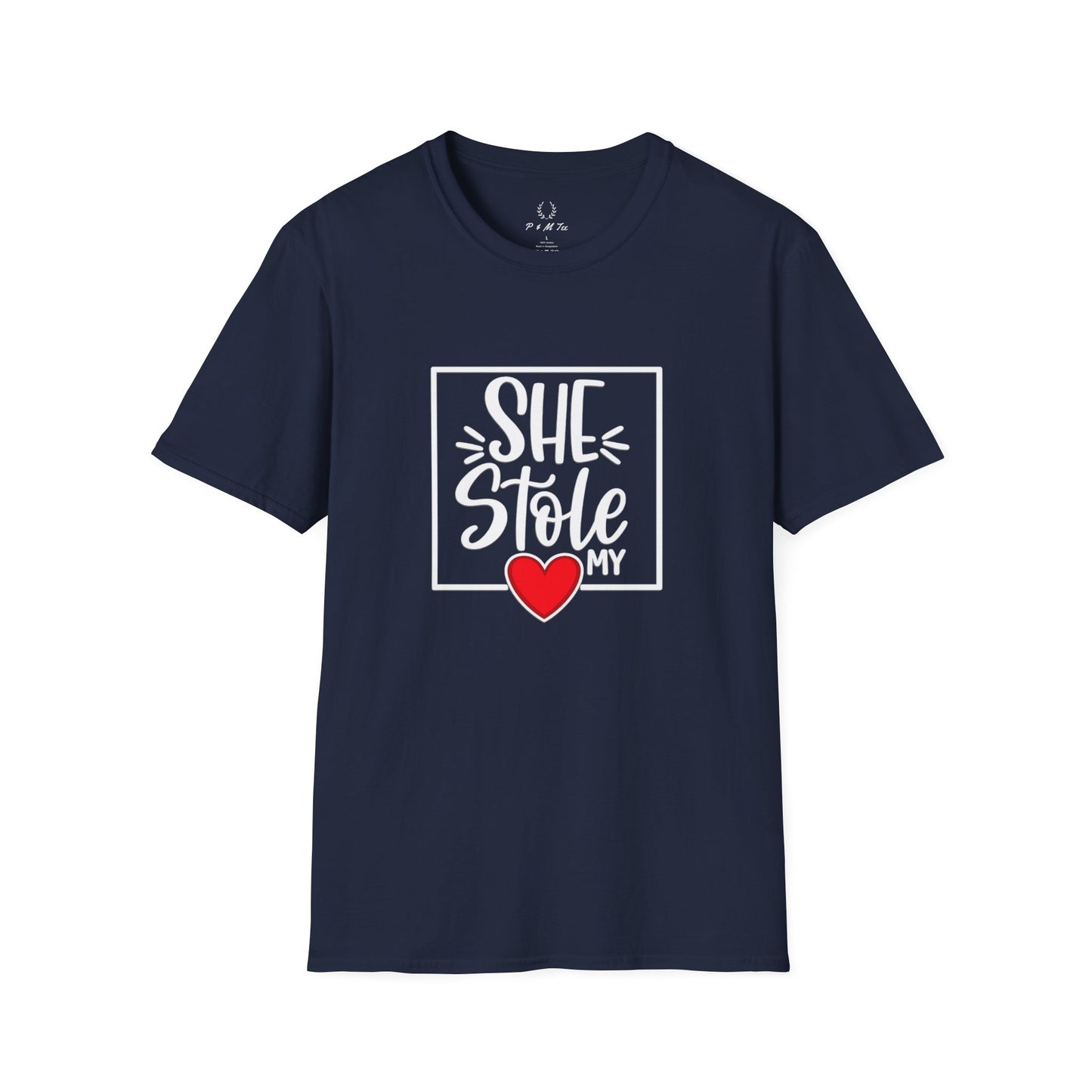 She Stole My Heart T-Shirt | Cute Couples Valentine Tee