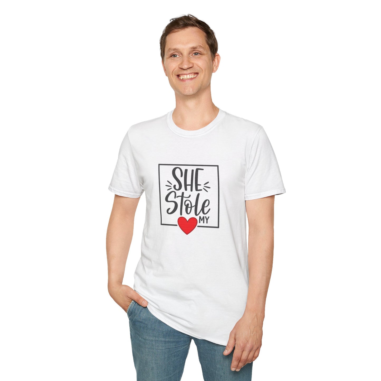 She Stole My Heart T-Shirt | Cute Couples Valentine Tee