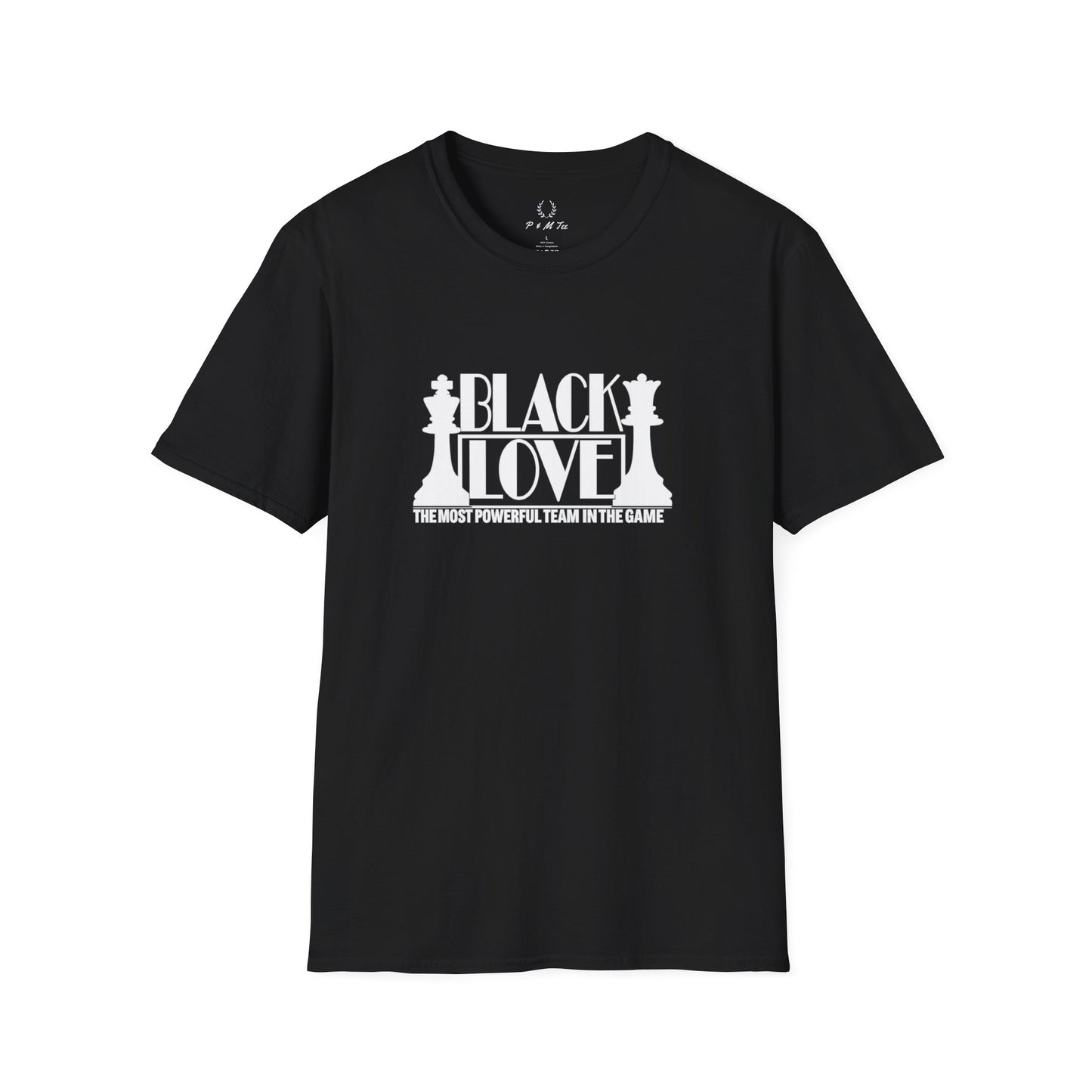 Black Love Chess Tee | "Black Love: A Most Powerful Team in the Game" Graphic T-Shirt