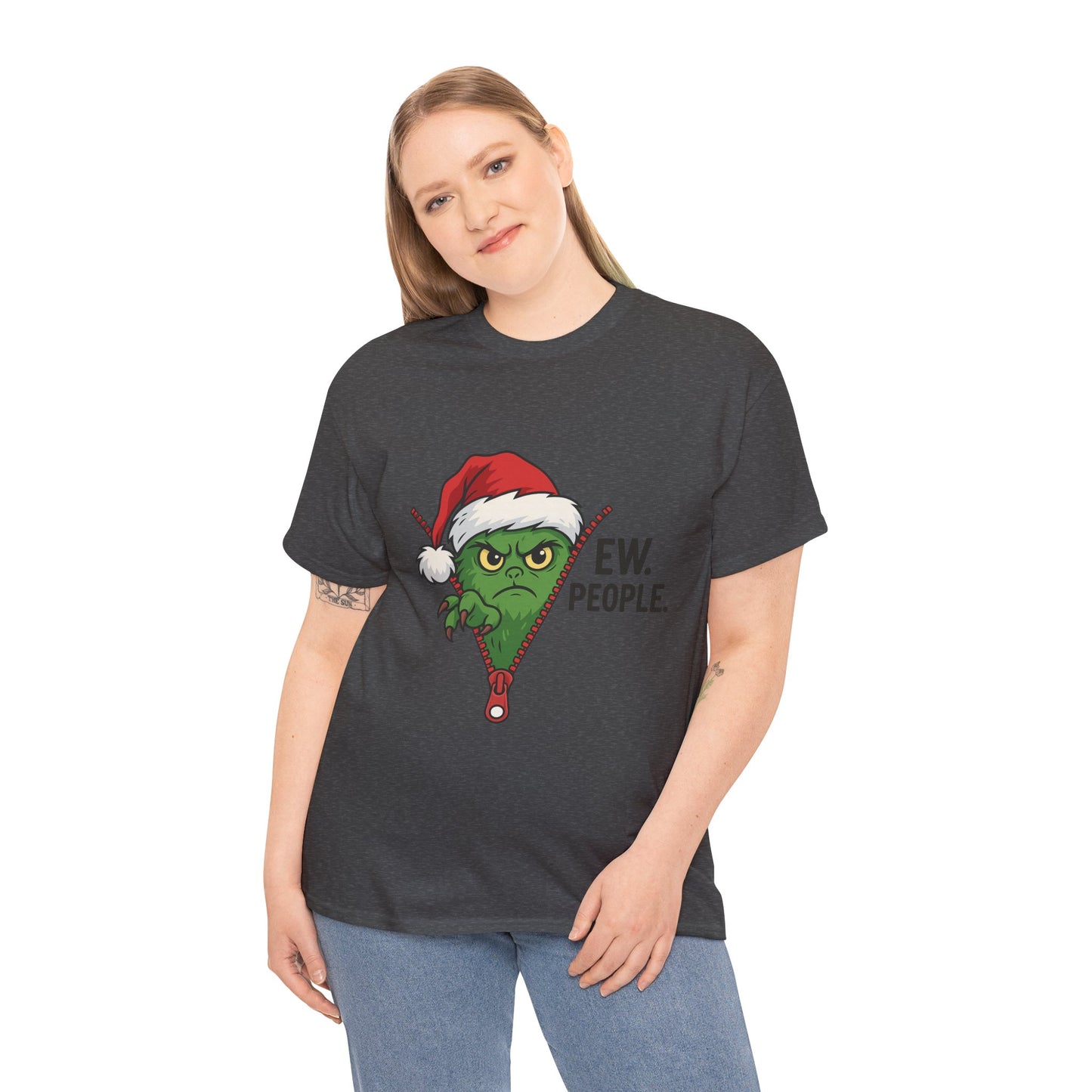 Grinch “Ew People” Christmas Sweatshirt – Funny Holiday Gift