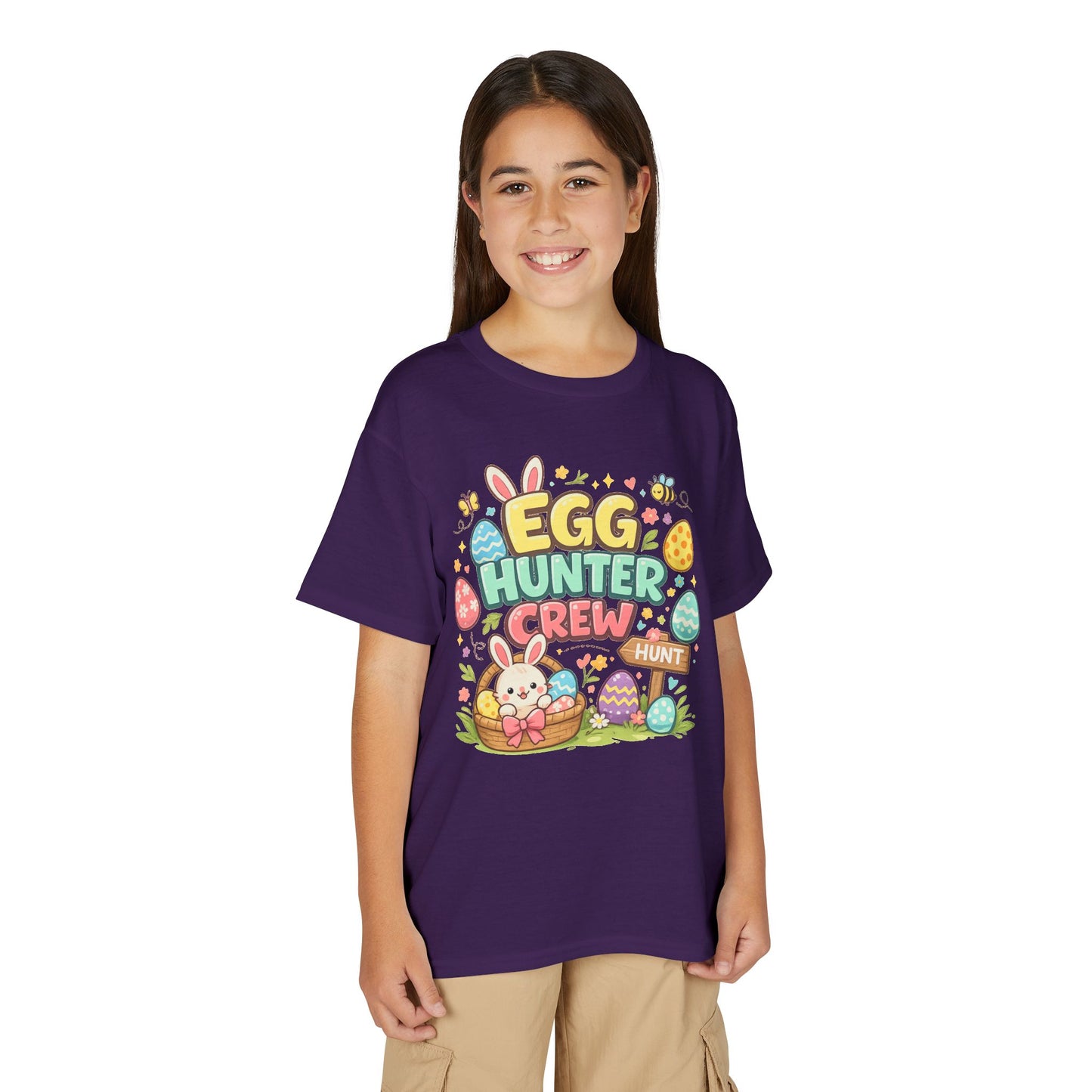 Egg Hunter Crew Youth T-Shirt — Kids Easter Bunny & Egg Hunt Tee