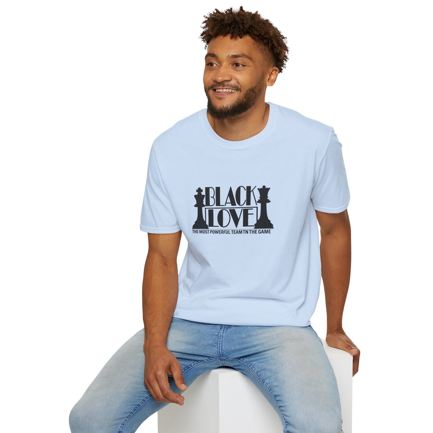 Black Love Chess Tee | "Black Love: A Most Powerful Team in the Game" Graphic T-Shirt