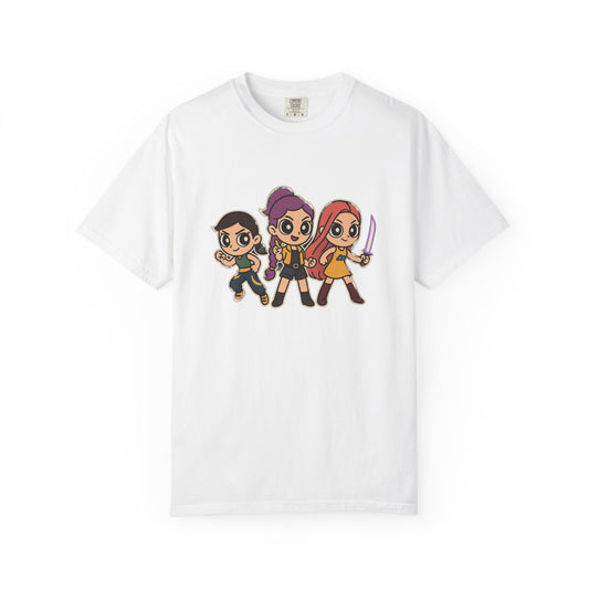 K-Pop Demon Hunters Cute Cartoon T-Shirt