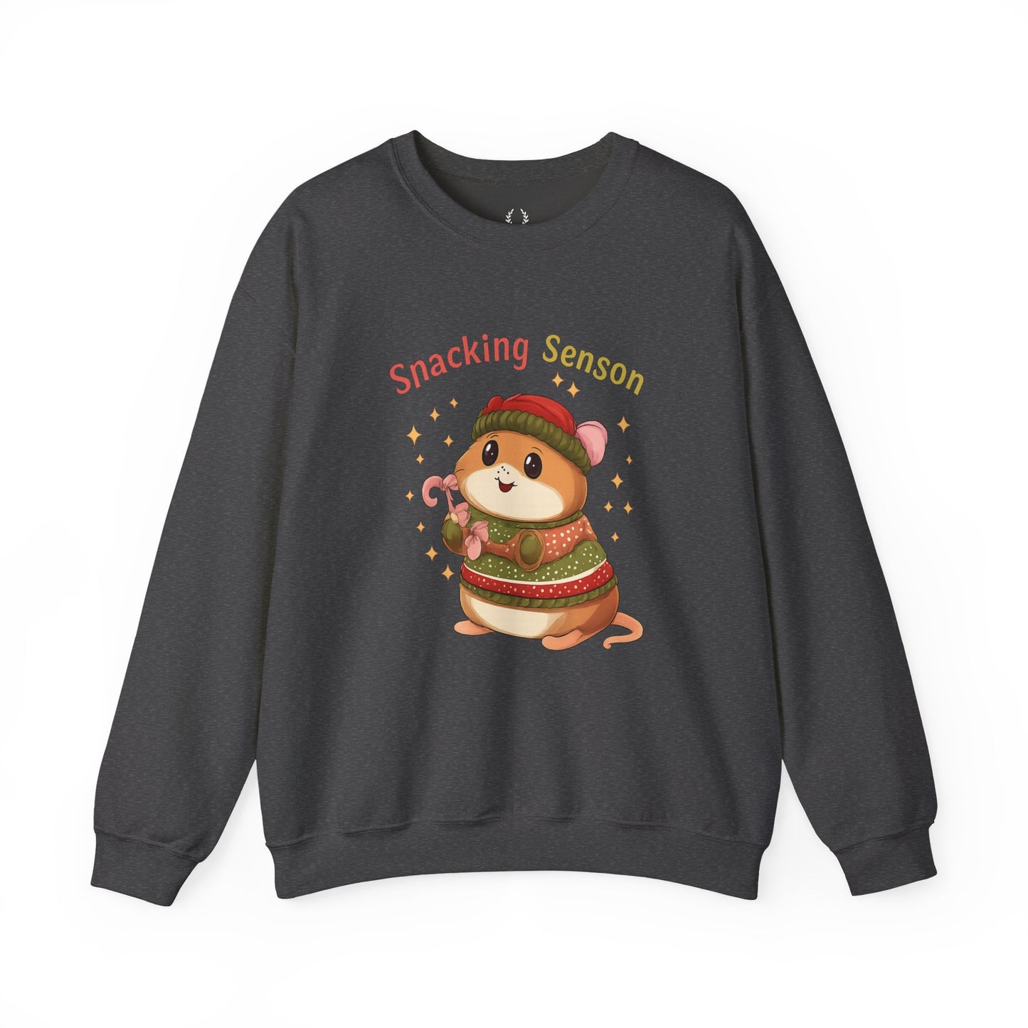 Snacking Season Hamster Christmas Sweatshirt Cute Holiday