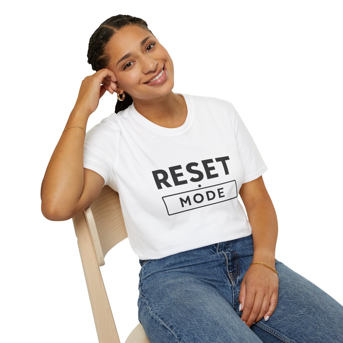Reset Mode T-Shirt | Minimalist Motivational Graphic Tee