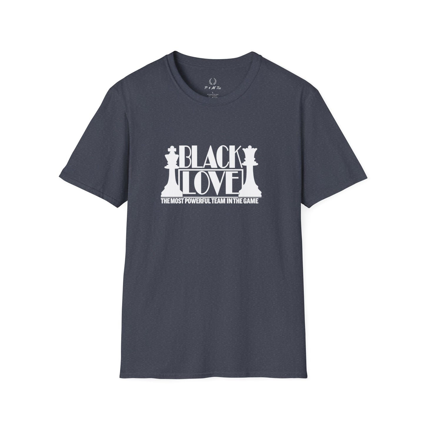 Black Love Chess Tee | "Black Love: A Most Powerful Team in the Game" Graphic T-Shirt