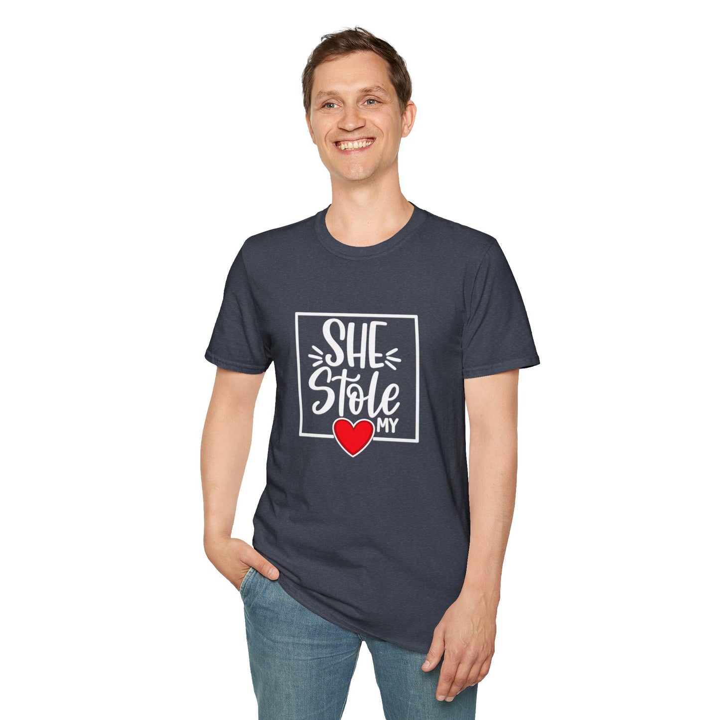 She Stole My Heart T-Shirt | Cute Couples Valentine Tee