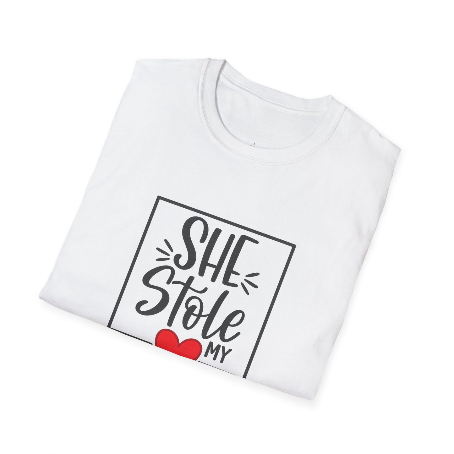 She Stole My Heart T-Shirt | Cute Couples Valentine Tee