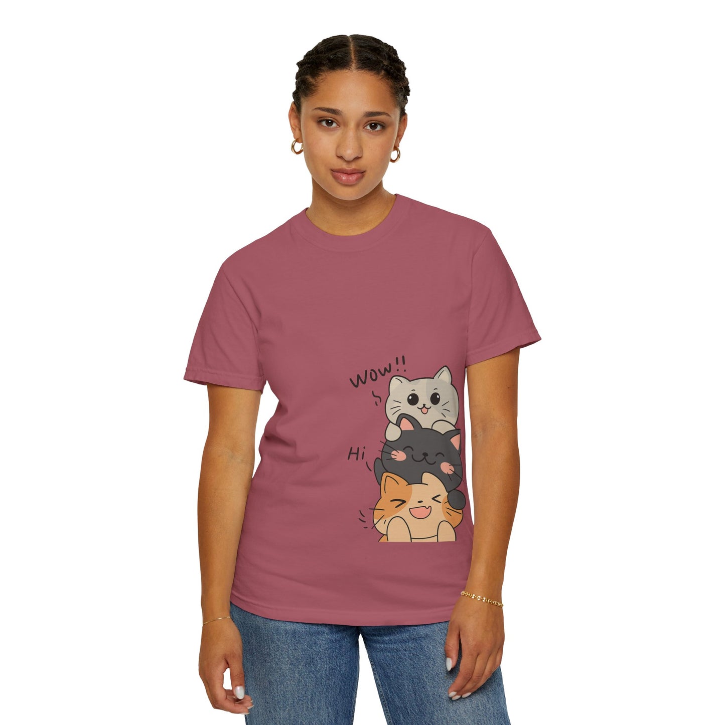 Cat Stack Unisex T-shirt for Cat Lovers