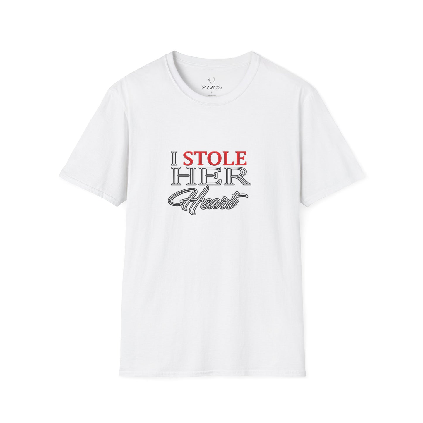 I Stole Her Heart T-Shirt — Romantic Couples Valentine Tee