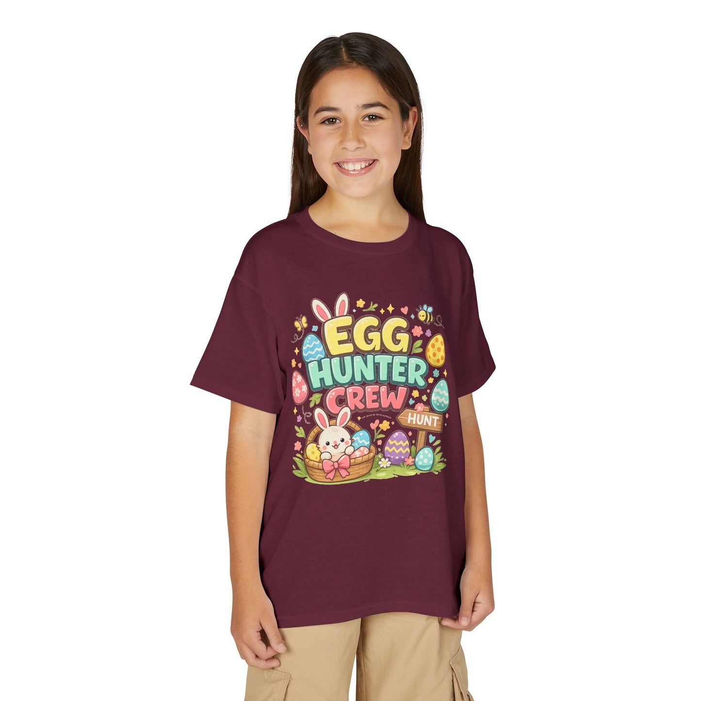 Egg Hunter Crew Youth T-Shirt — Kids Easter Bunny & Egg Hunt Tee