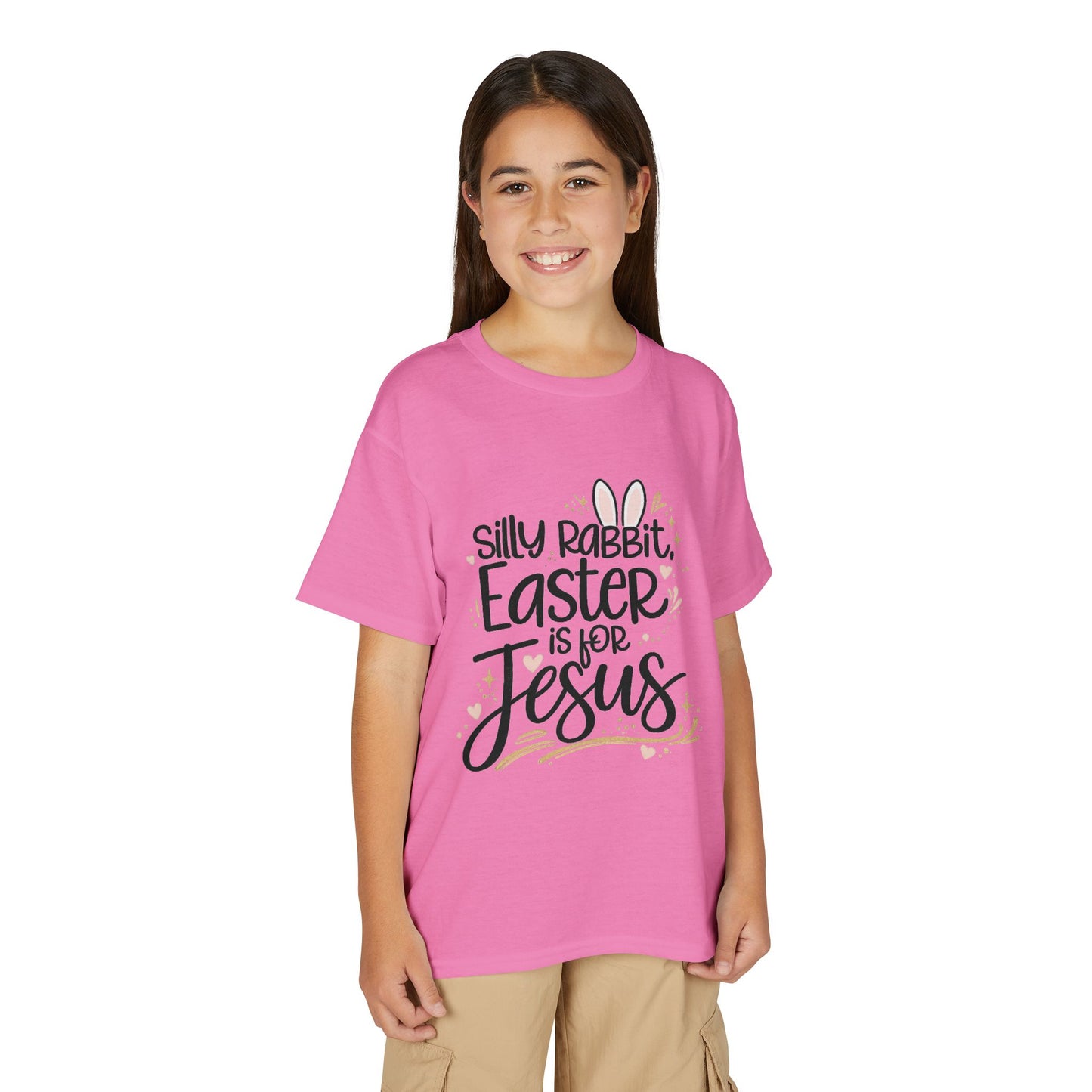 Youth Easter Jesus T-Shirt — "Silly Rabbit, Easter is for Jesus" Kids Tee