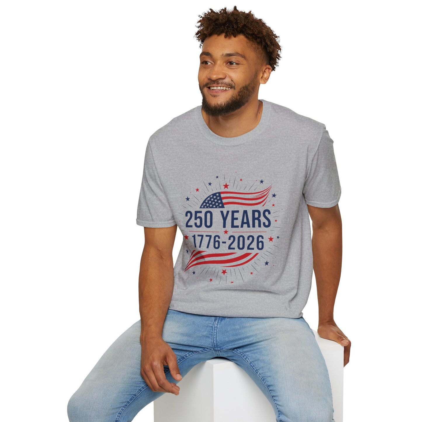 250 Years 1776–2026 T-Shirt | USA Bicentennial 250th Anniversary Patriotic Tee