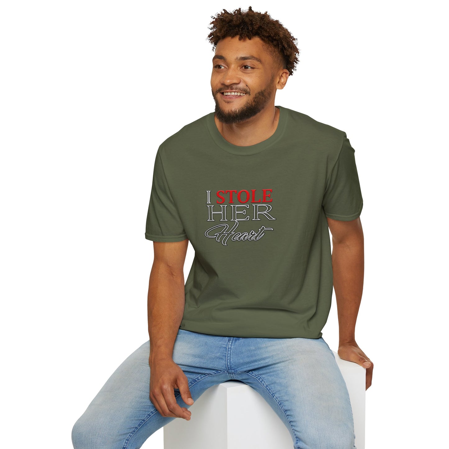 I Stole Her Heart T-Shirt — Romantic Couples Valentine Tee