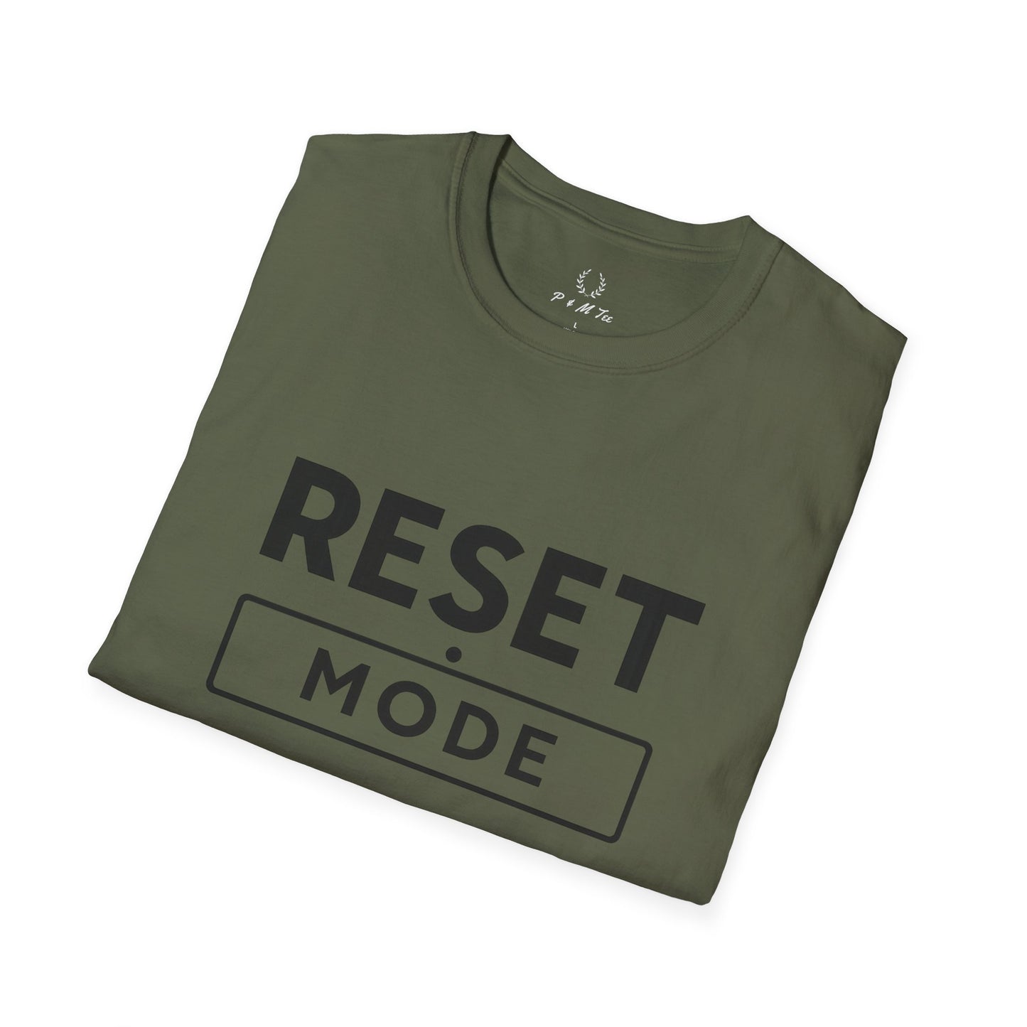 Reset Mode T-Shirt | Minimalist Motivational Graphic Tee
